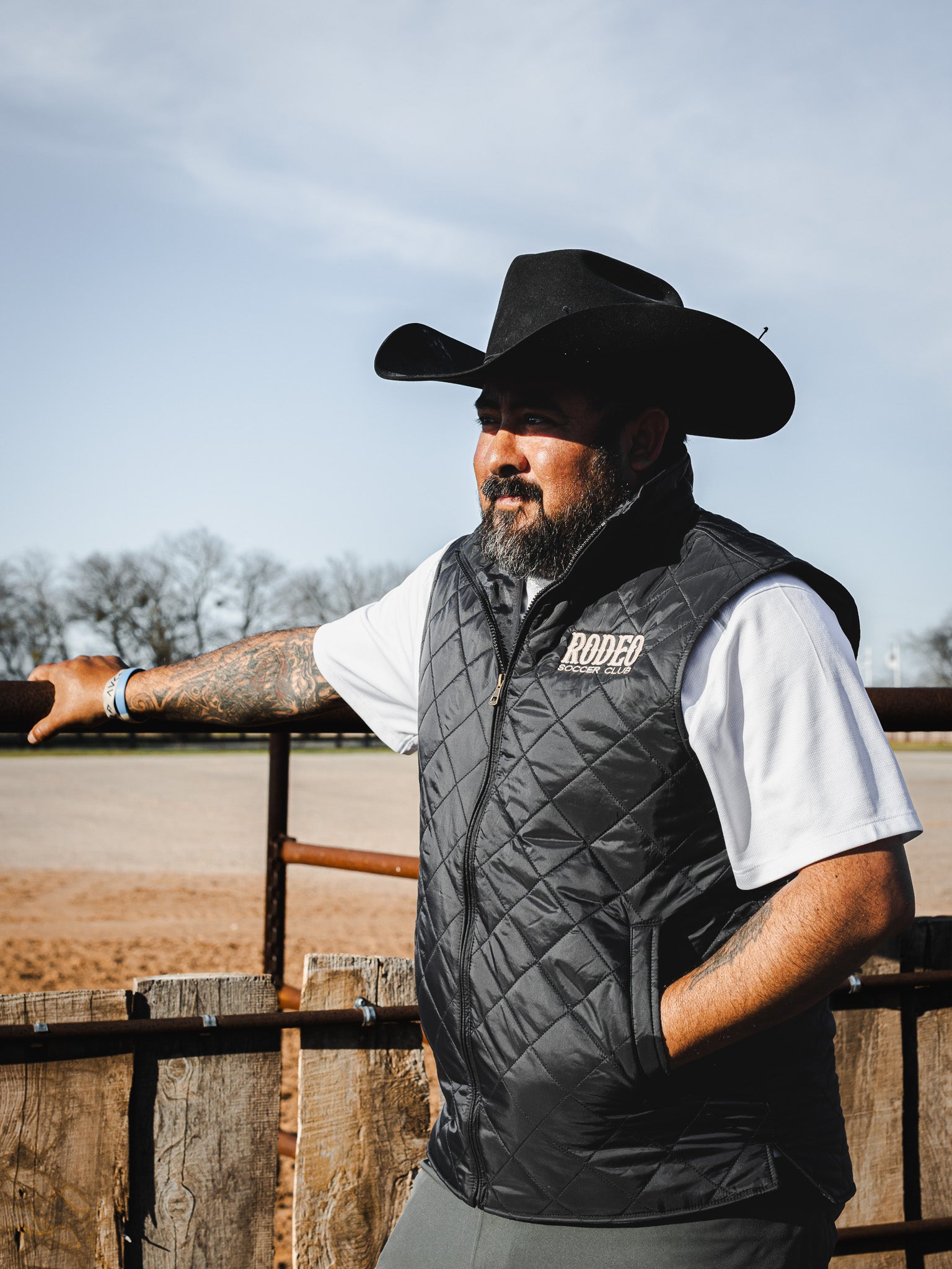 Men's Wordmark Quilted Vest