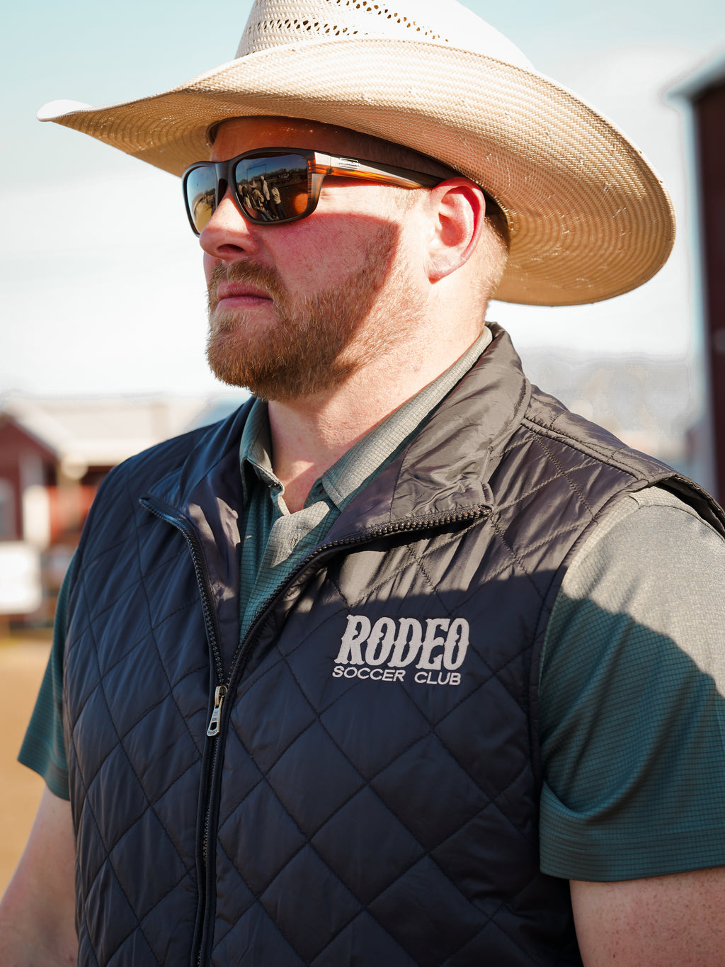 Men's Wordmark Quilted Vest