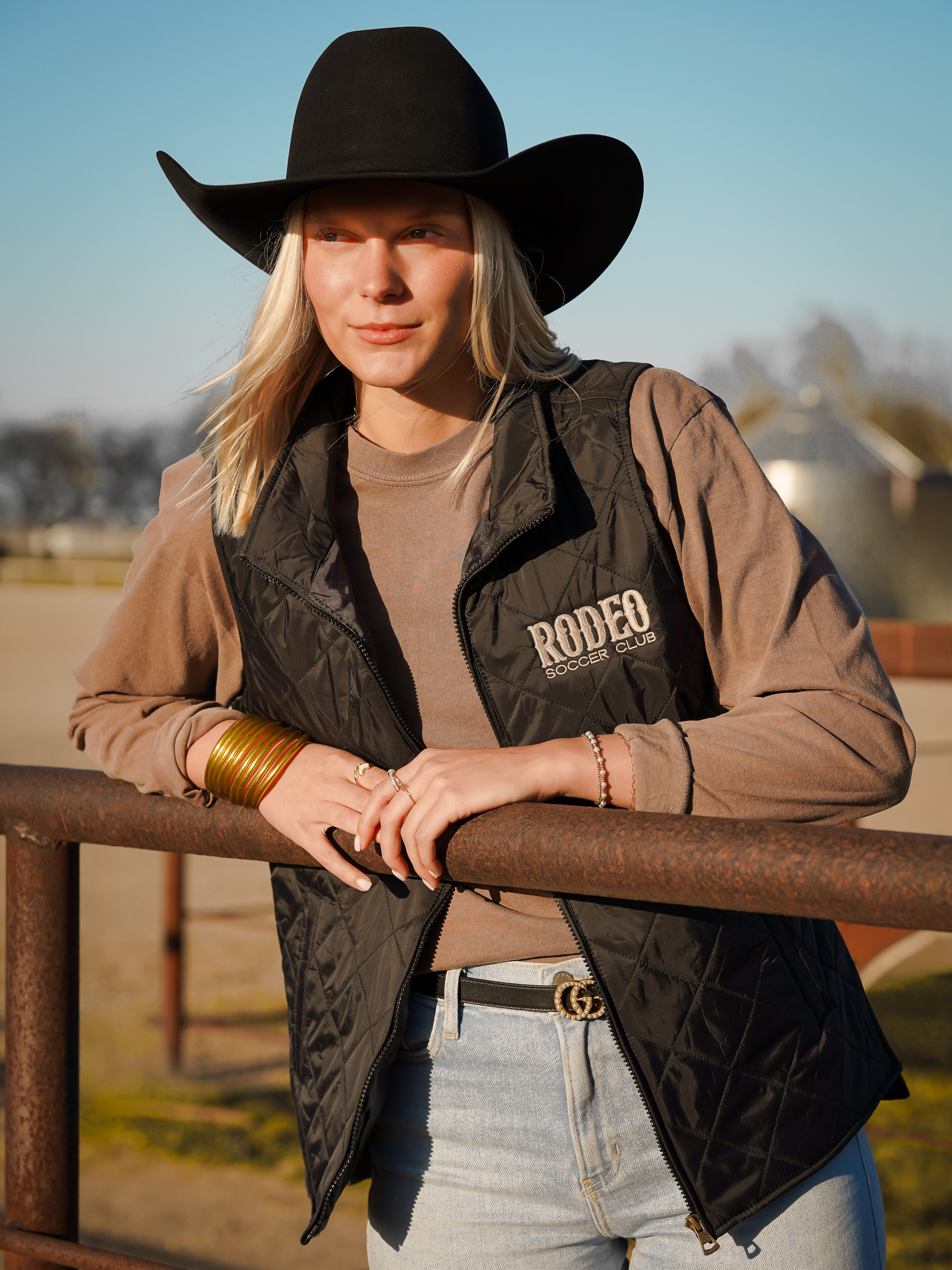 Women's Wordmark Quilted Vest