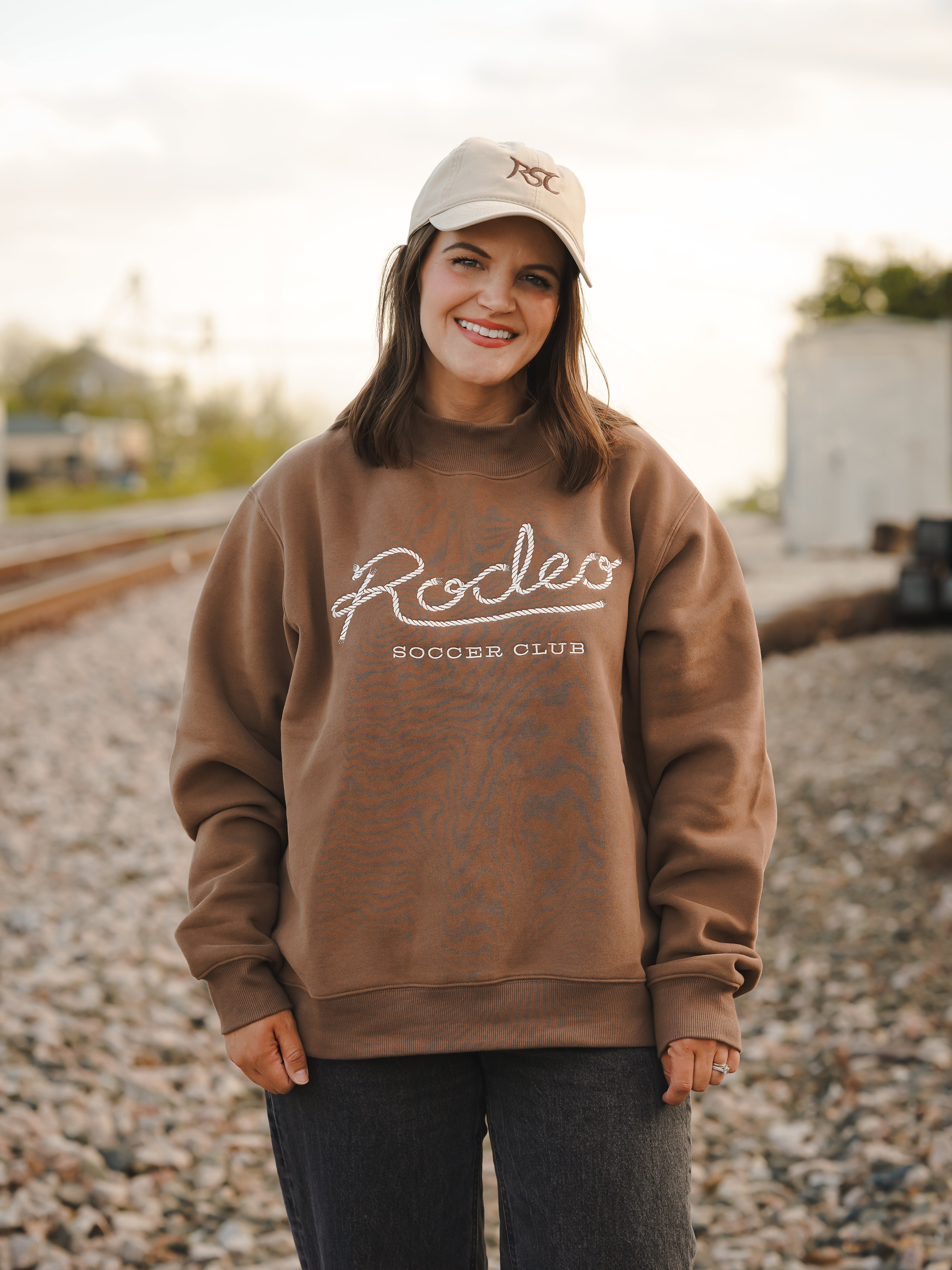 Women’s Heritage Mock Neck Crew